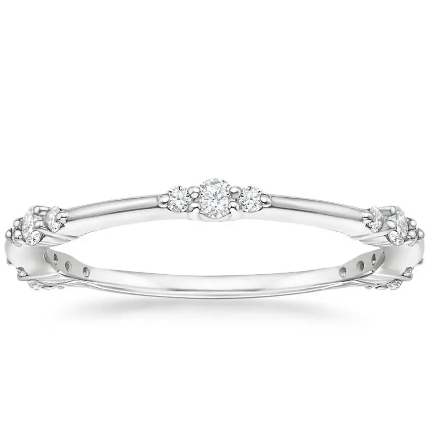 0.20CTW Minimalist Stackable Lab Grown Diamond Band
