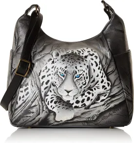 Anna By Anuschka Handpainted Large Multi Pocket Hobo