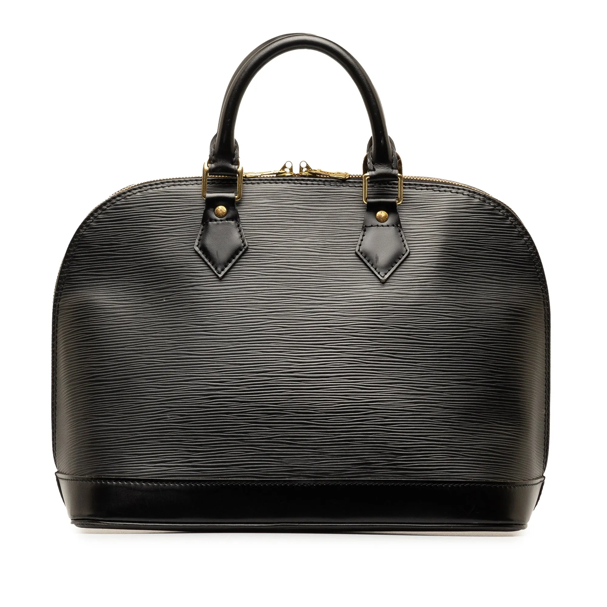 Black Louis Vuitton Epi Alma PM Handbag