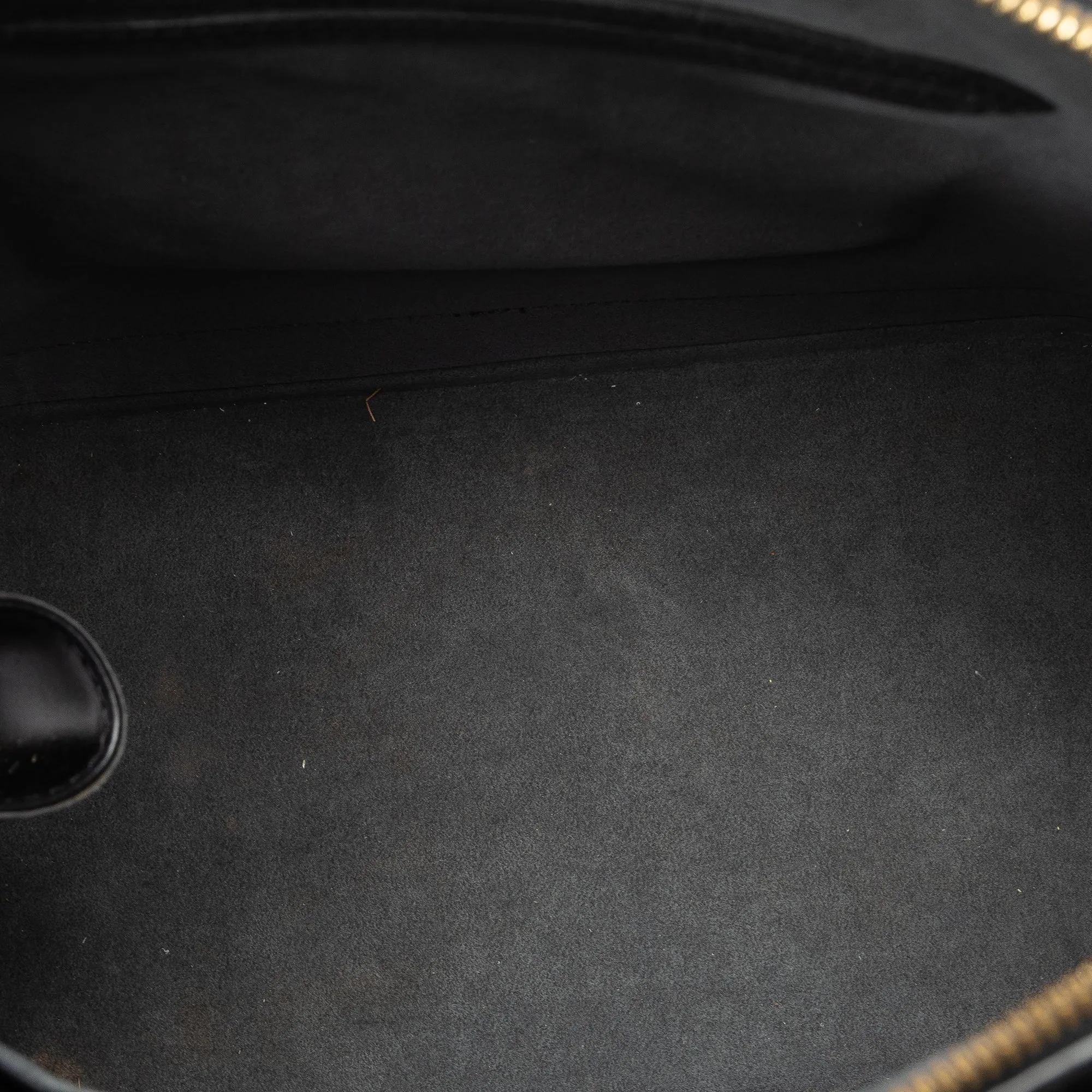 Black Louis Vuitton Epi Alma PM Handbag