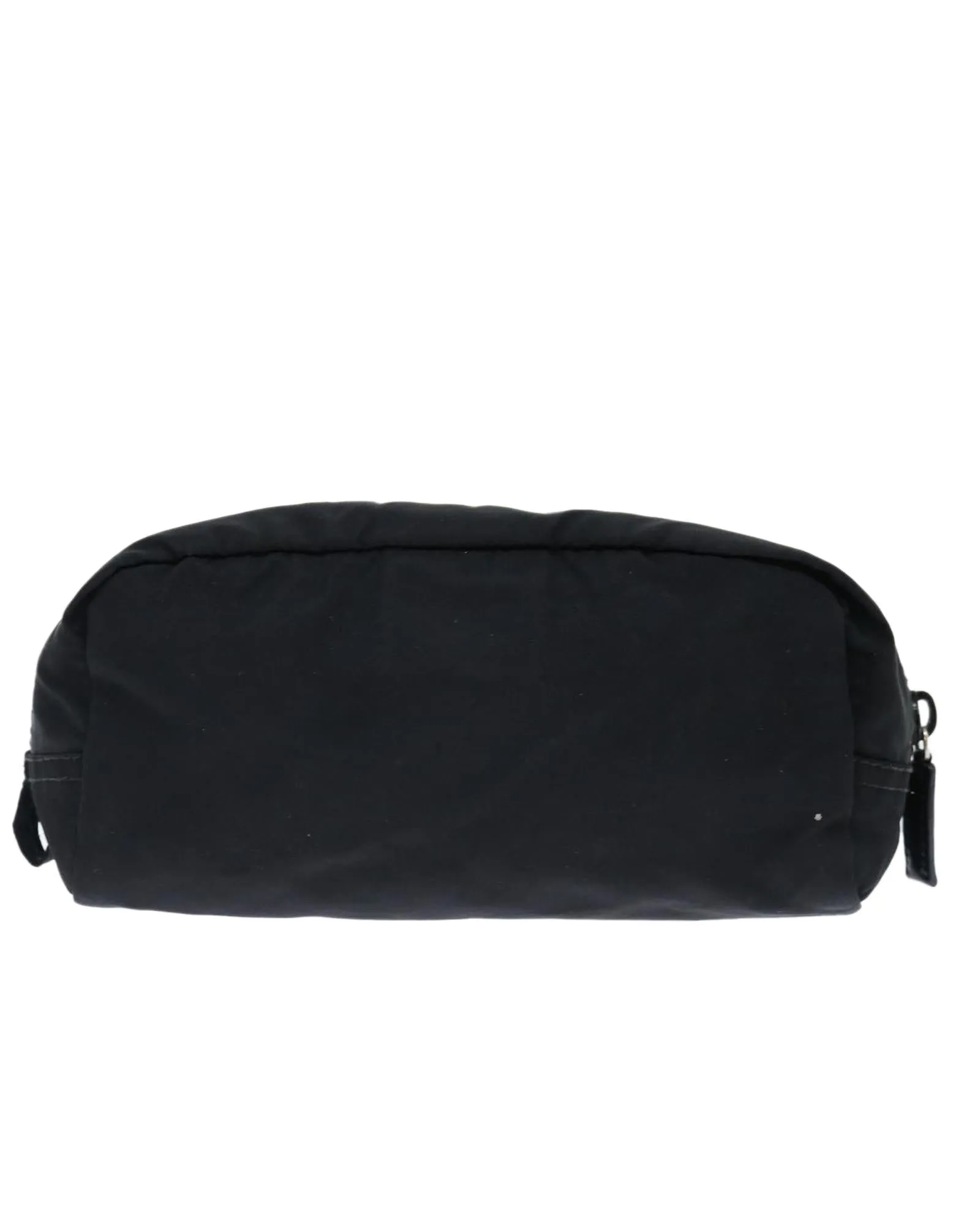 Black Nylon Pouch with Minimalist Design