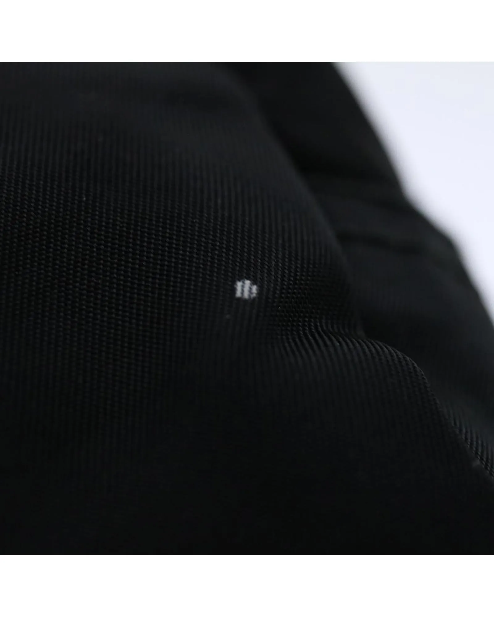 Black Nylon Pouch with Minimalist Design