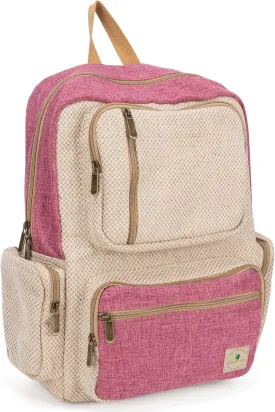 Canvas Backpack for Women Travel Backpack for Men Vintage Bookbag Style for Casual Daypack Backpacks (Pink-D)