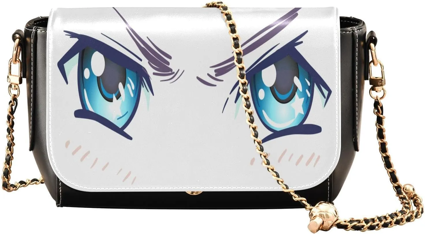 Crossbody Bags for Women Trendy Women's Black Shoulder Bag Small PU Leather Flap Cross Body Bag Handbags