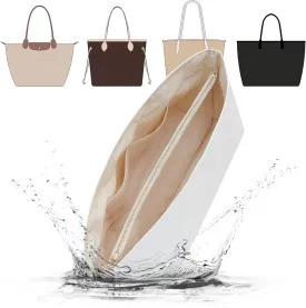 Doxo Dupontpaper Ultra Lightweight Purse Organizer Insert for Lv Neverfull MM/C.oach City 30/L.ongchamp Shoulder Bags,Bag Shapers for Luxury Handbags(White-Beige,MM) Doxo Dupontpaper Ultra Lightweight Purse Organizer Insert for Lv Neverfull MM/C.oach City 30/L.ongchamp Shoulder Bags,Bag Shapers for Luxury Handbags(White-Beige,MM)
