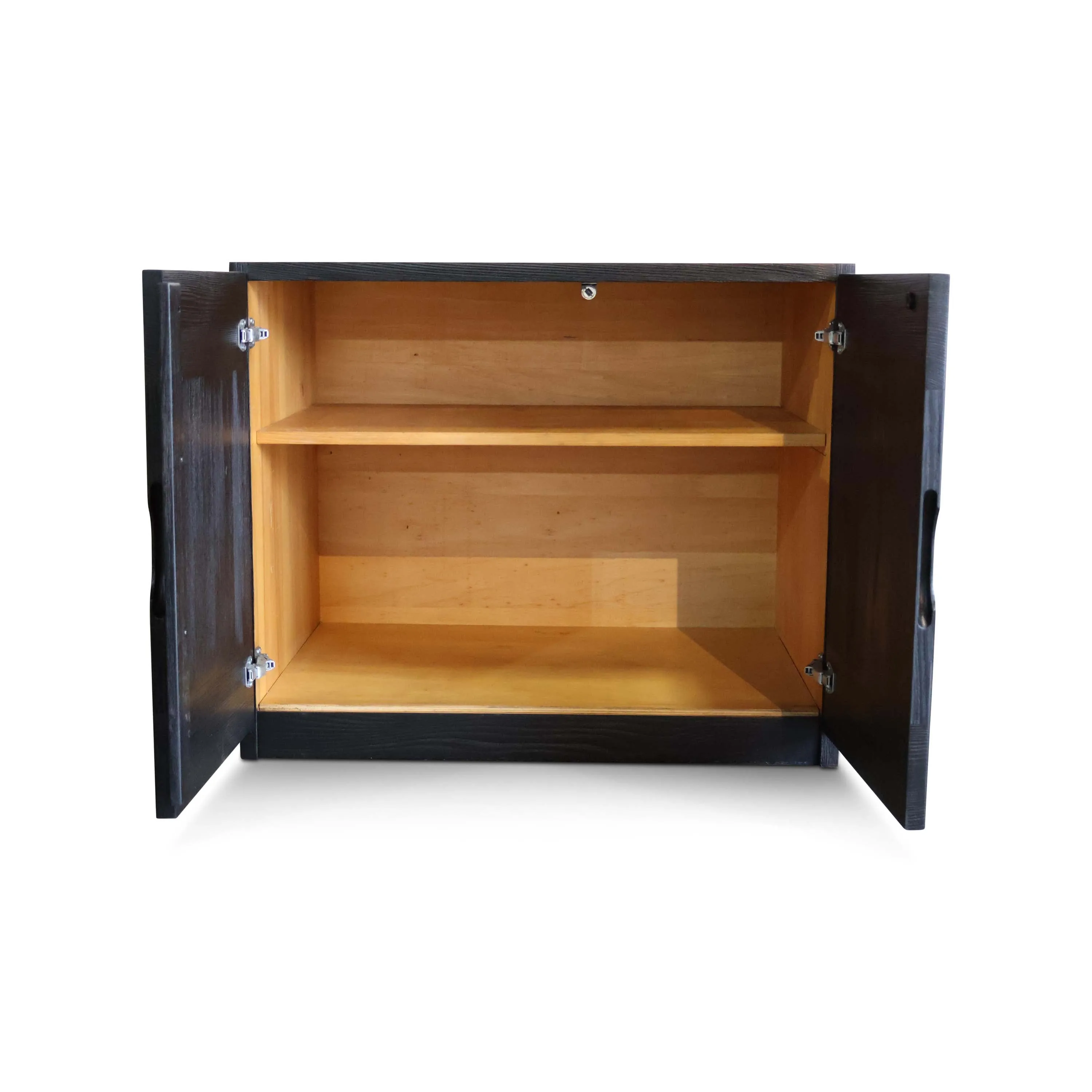 Ebonized Pine Cabinet by Maison Regain