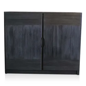 Ebonized Pine Cabinet by Maison Regain