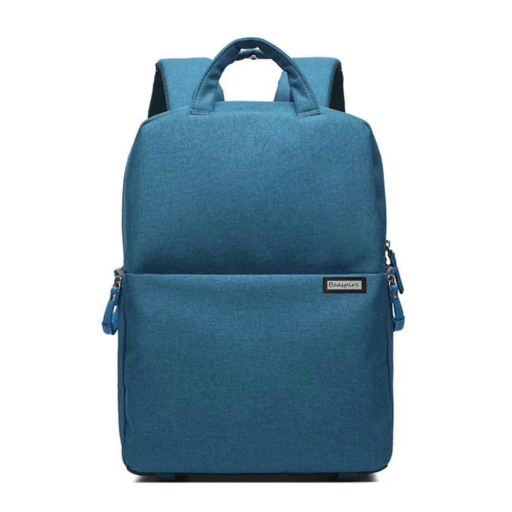 Gray Professional Fashion Multifunction DSLR Camera Bag Waterproof Durable Camera Backpack