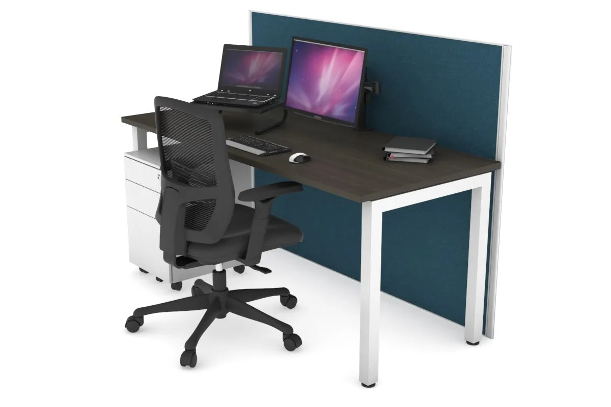 Horizon Quadro Square Legs Office Desk [1600L x 700W]