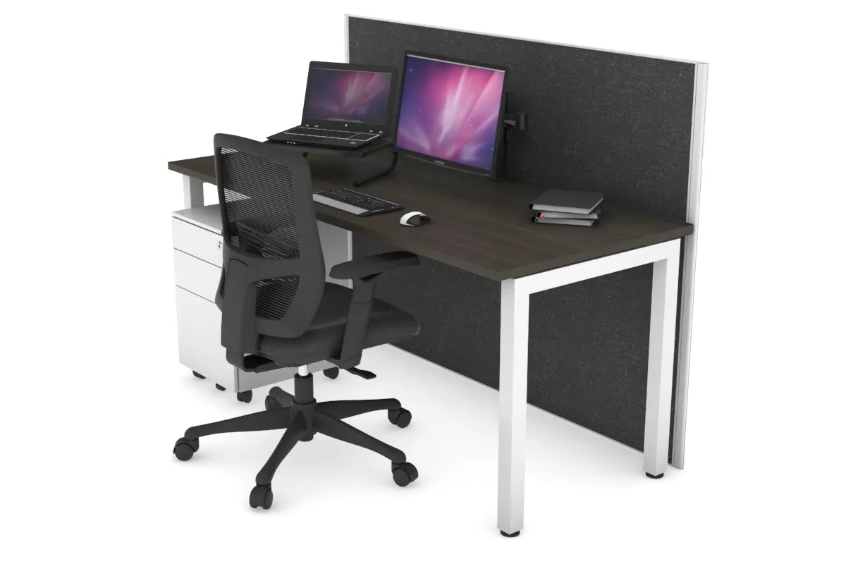 Horizon Quadro Square Legs Office Desk [1600L x 700W]