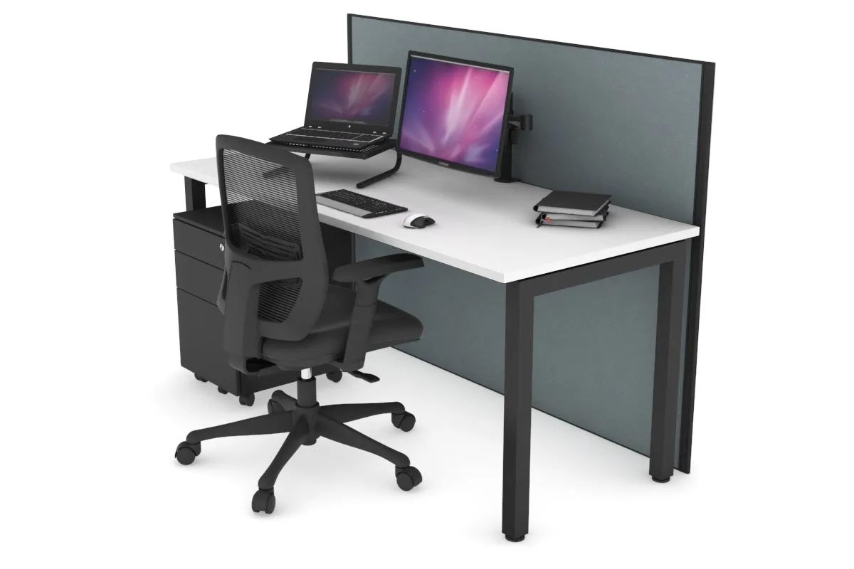 Horizon Quadro Square Legs Office Desk [1600L x 700W]