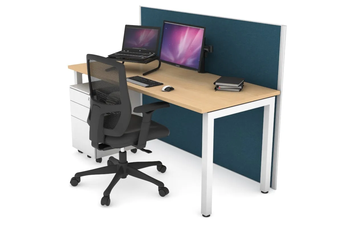 Horizon Quadro Square Legs Office Desk [1600L x 700W]