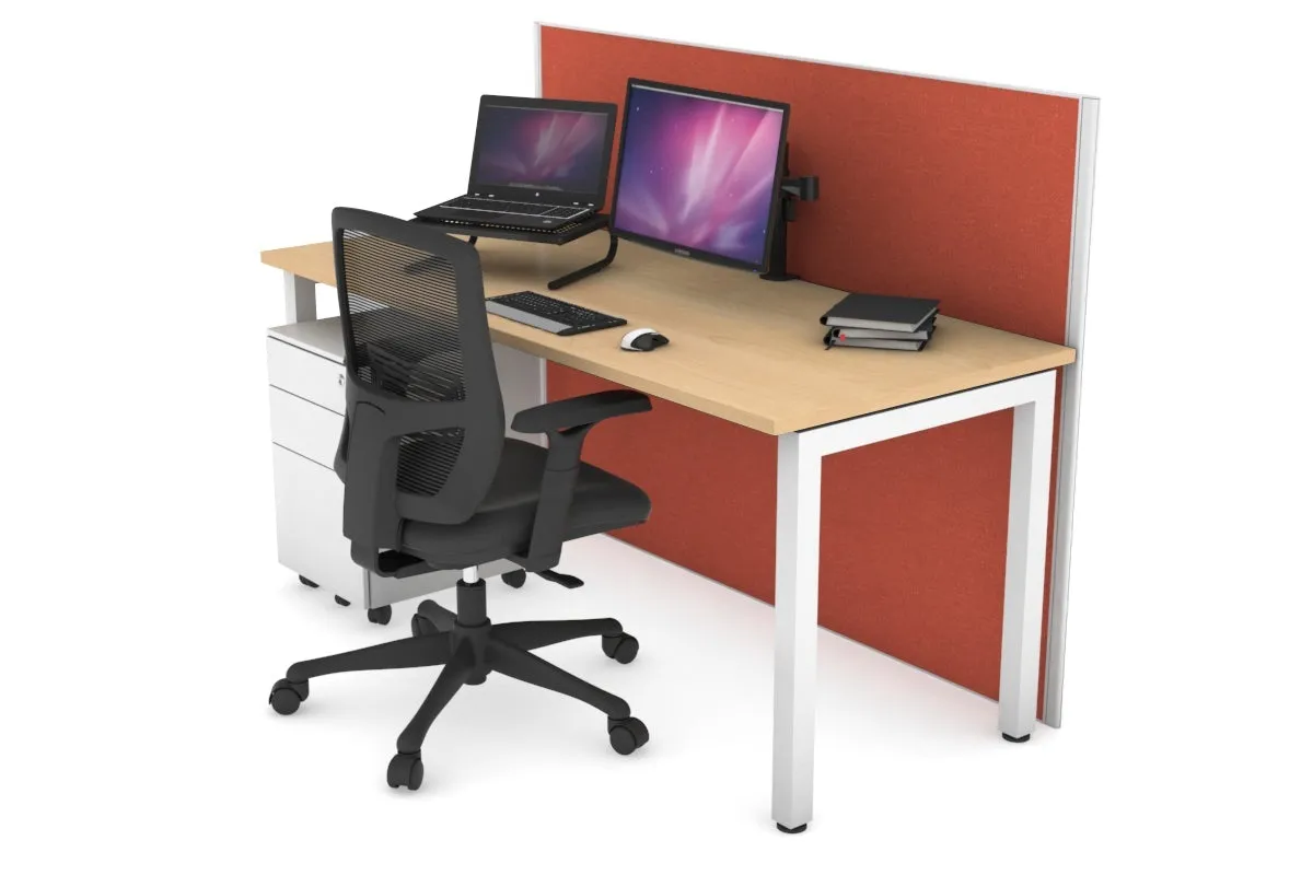 Horizon Quadro Square Legs Office Desk [1600L x 700W]