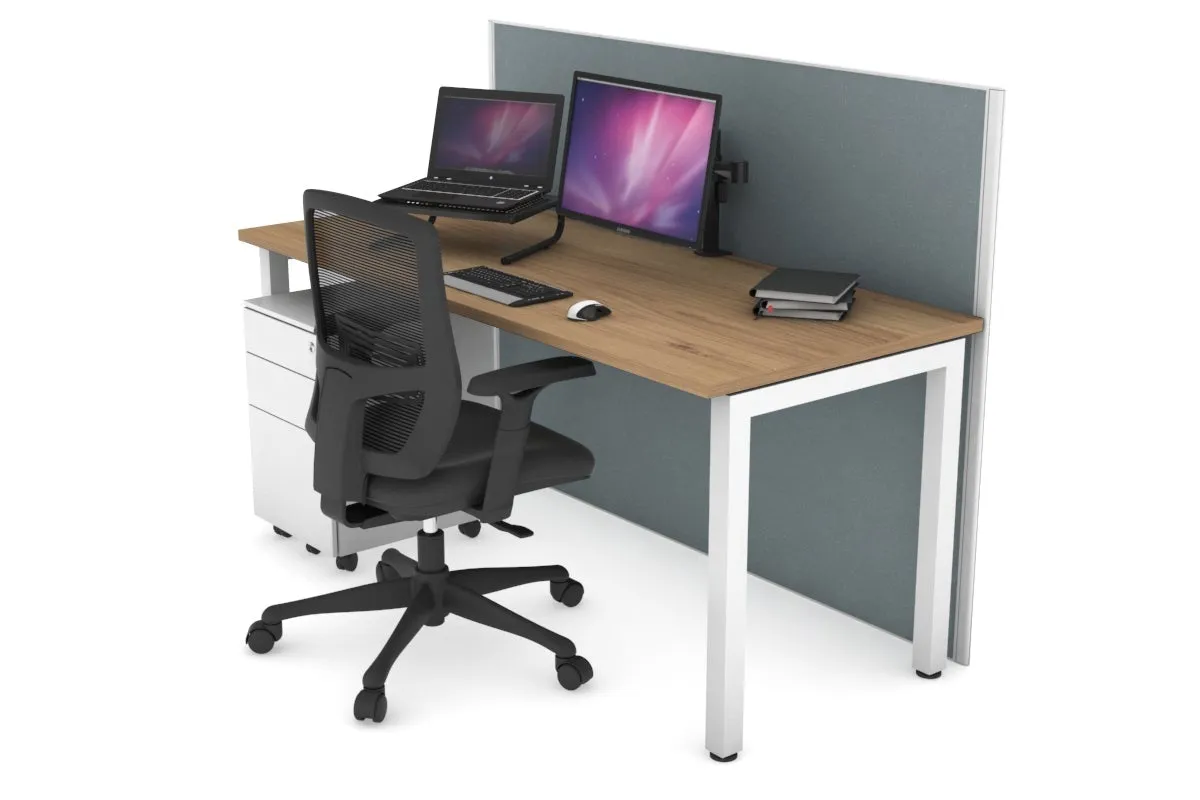 Horizon Quadro Square Legs Office Desk [1600L x 700W]