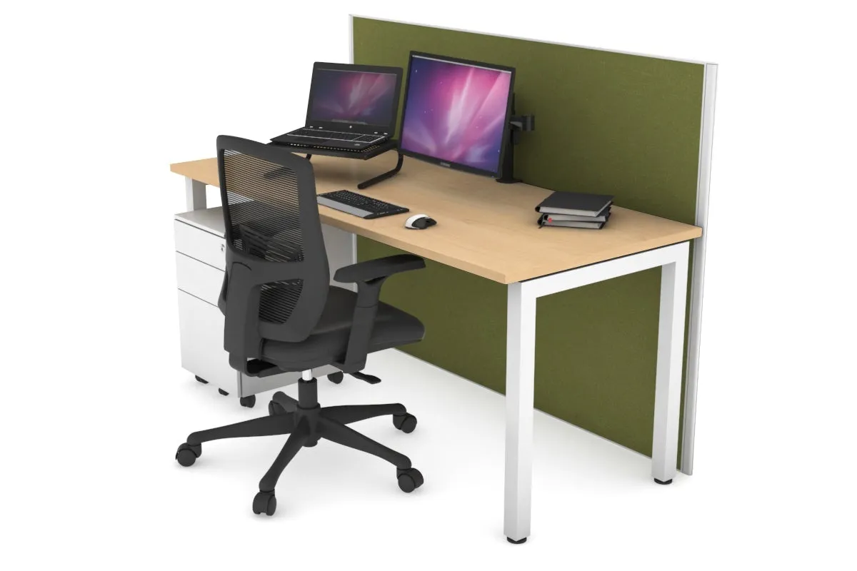 Horizon Quadro Square Legs Office Desk [1600L x 700W]