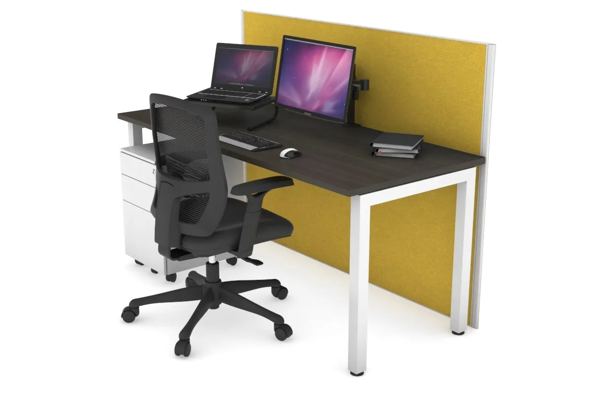 Horizon Quadro Square Legs Office Desk [1600L x 700W]