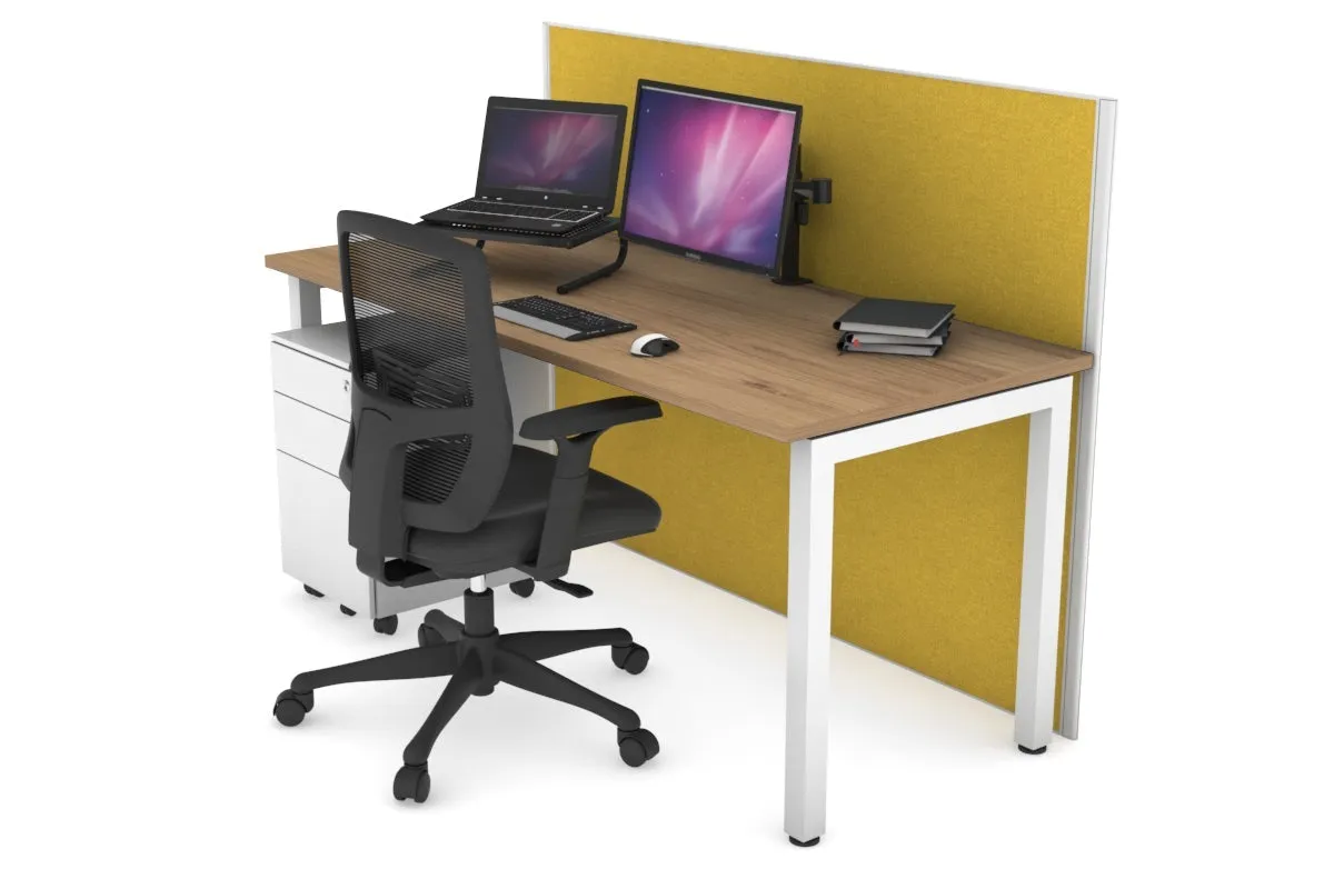 Horizon Quadro Square Legs Office Desk [1600L x 700W]