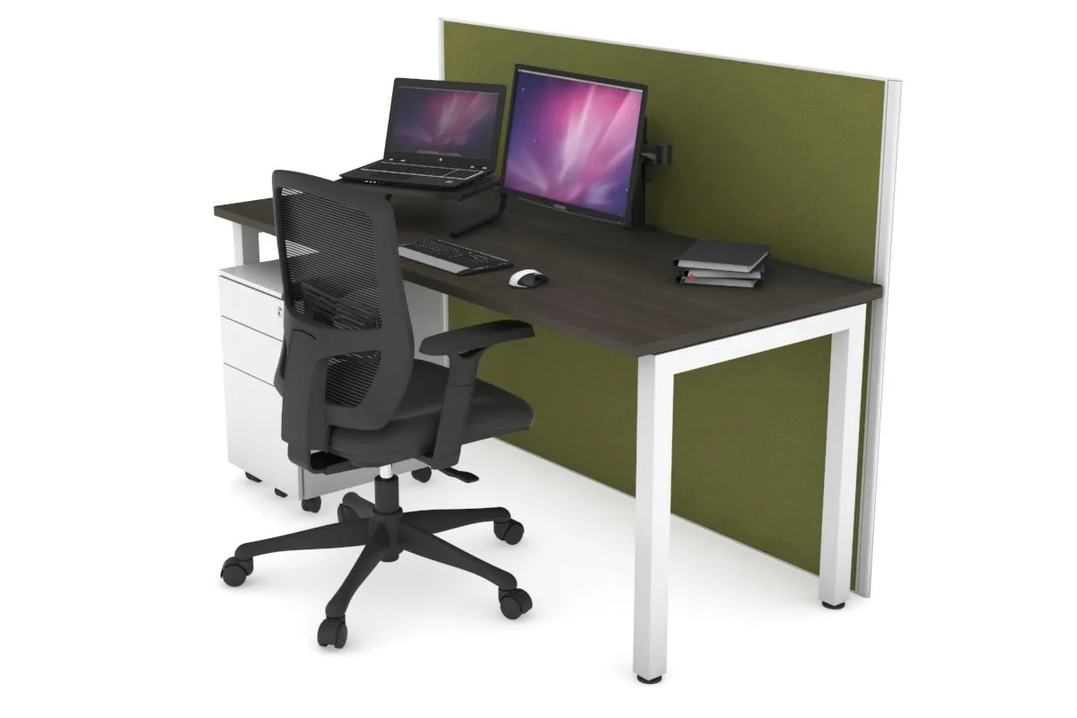 Horizon Quadro Square Legs Office Desk [1600L x 700W]