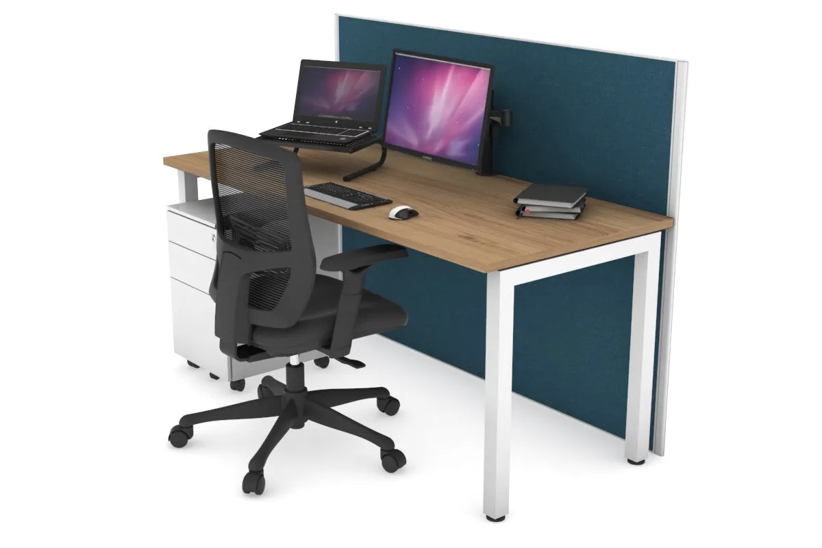 Horizon Quadro Square Legs Office Desk [1600L x 700W]