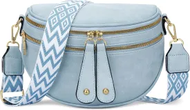 KKXIU Crossbody Sling Bag for Women Trendy Fanny Pack Vegan Leather Chest Bag KKXIU Crossbody Sling Bag for Women Trendy Fanny Pack Vegan Leather Chest Bag