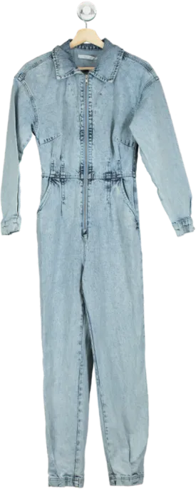 Michelle Keegan Light Denim Jumpsuit UK 8