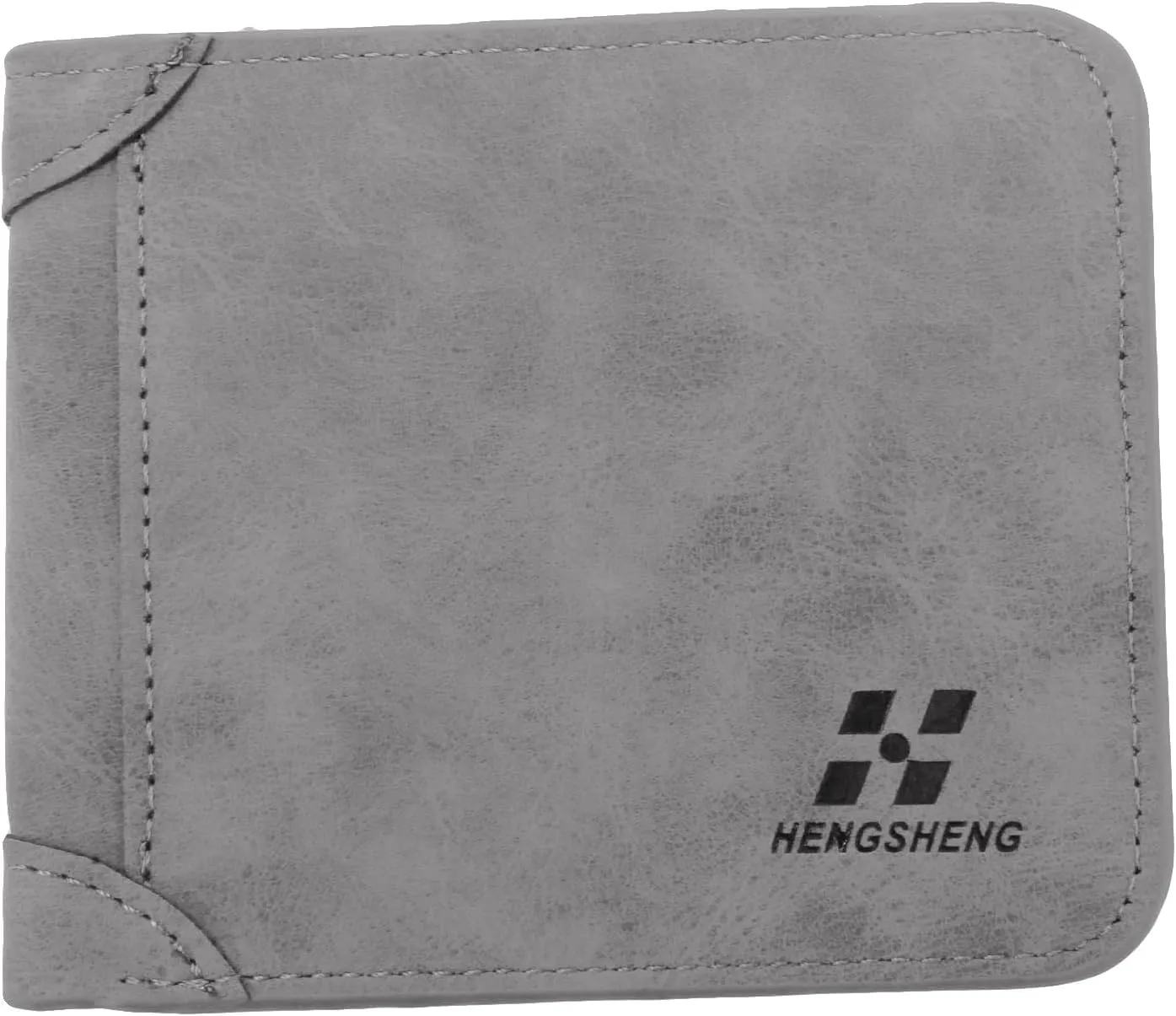 Minimalist Wallet for Men Lightweight Portable Durable Bifold Travel Wallet Stylish Thin Front Pocket Purse, Ash, A