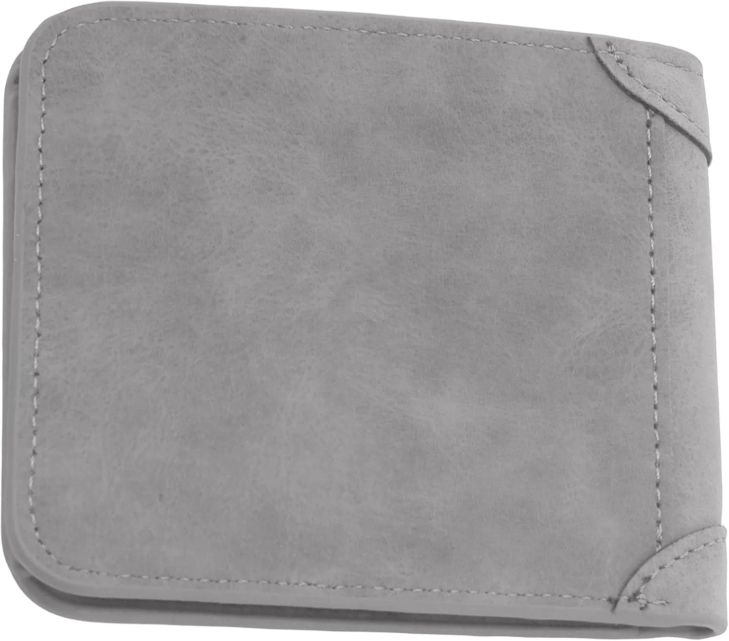 Minimalist Wallet for Men Lightweight Portable Durable Bifold Travel Wallet Stylish Thin Front Pocket Purse, Ash, A