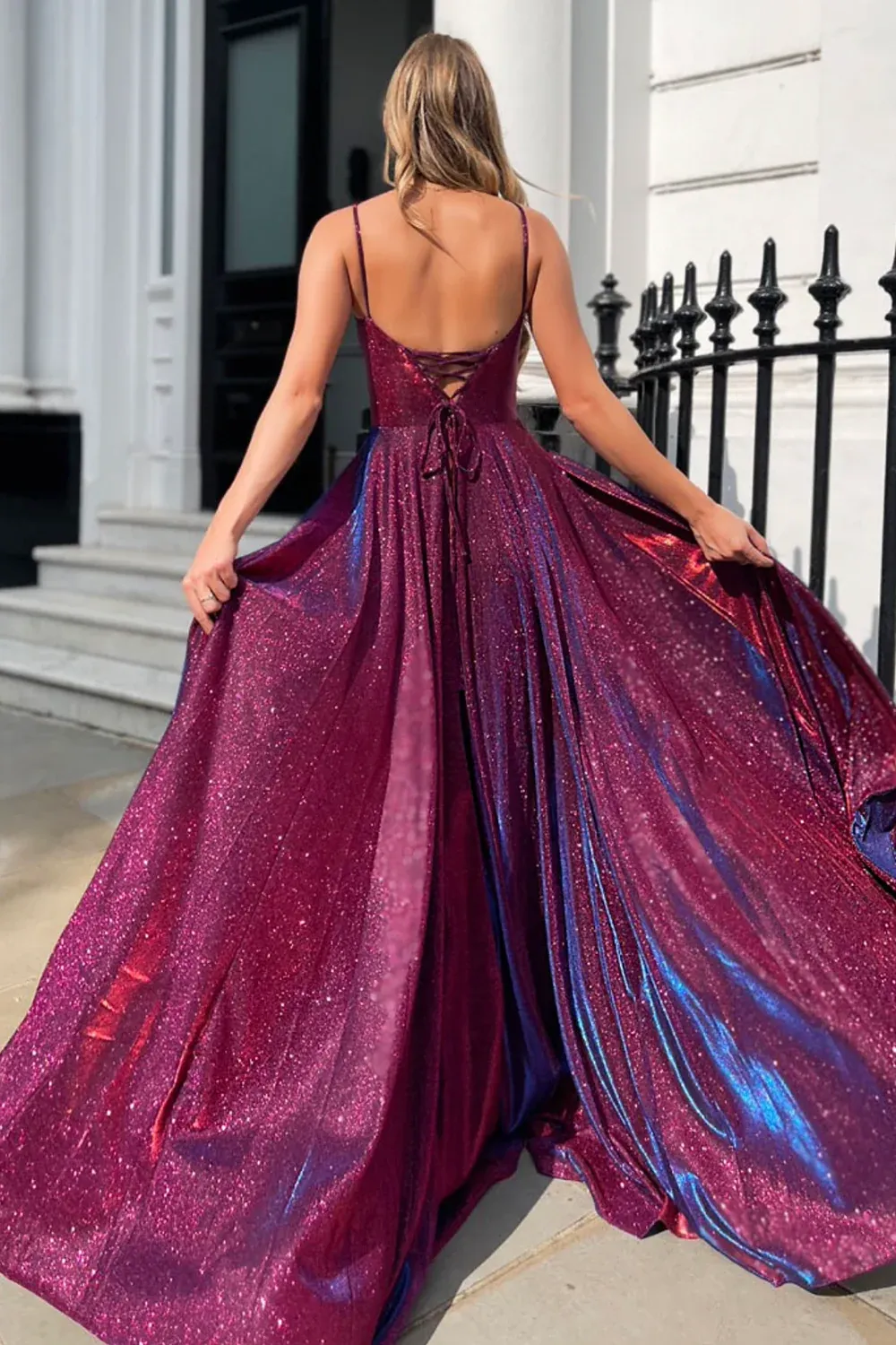 New 2025 Sexy Ladies Prom Evening Dress Side Slit Formal Party prom dress