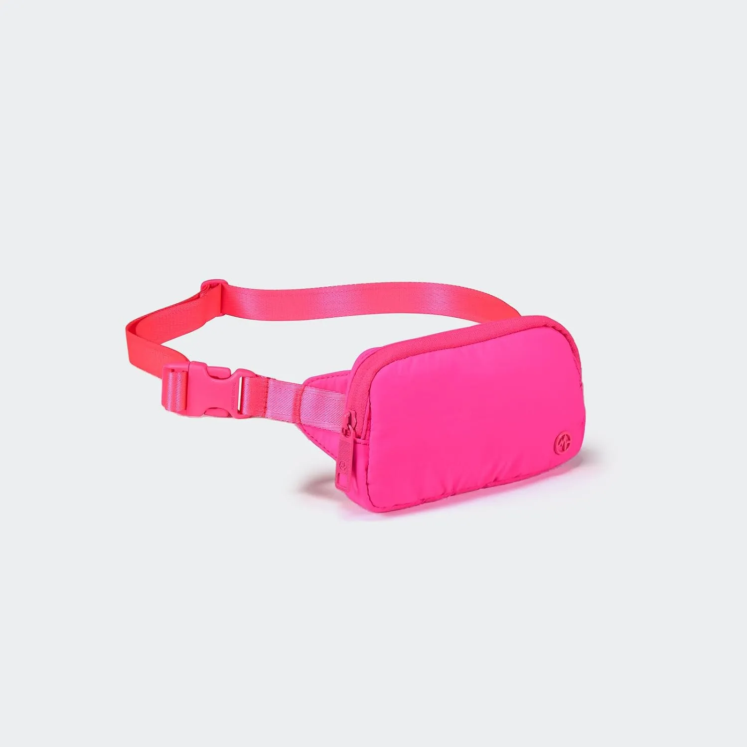 Pander Mini Belt Bag  Ultra Compact, Fits 6.7 Phone, Lipstick, Earbuds, Essentials, Small Crossbody Waist Purse, Sonic Pink