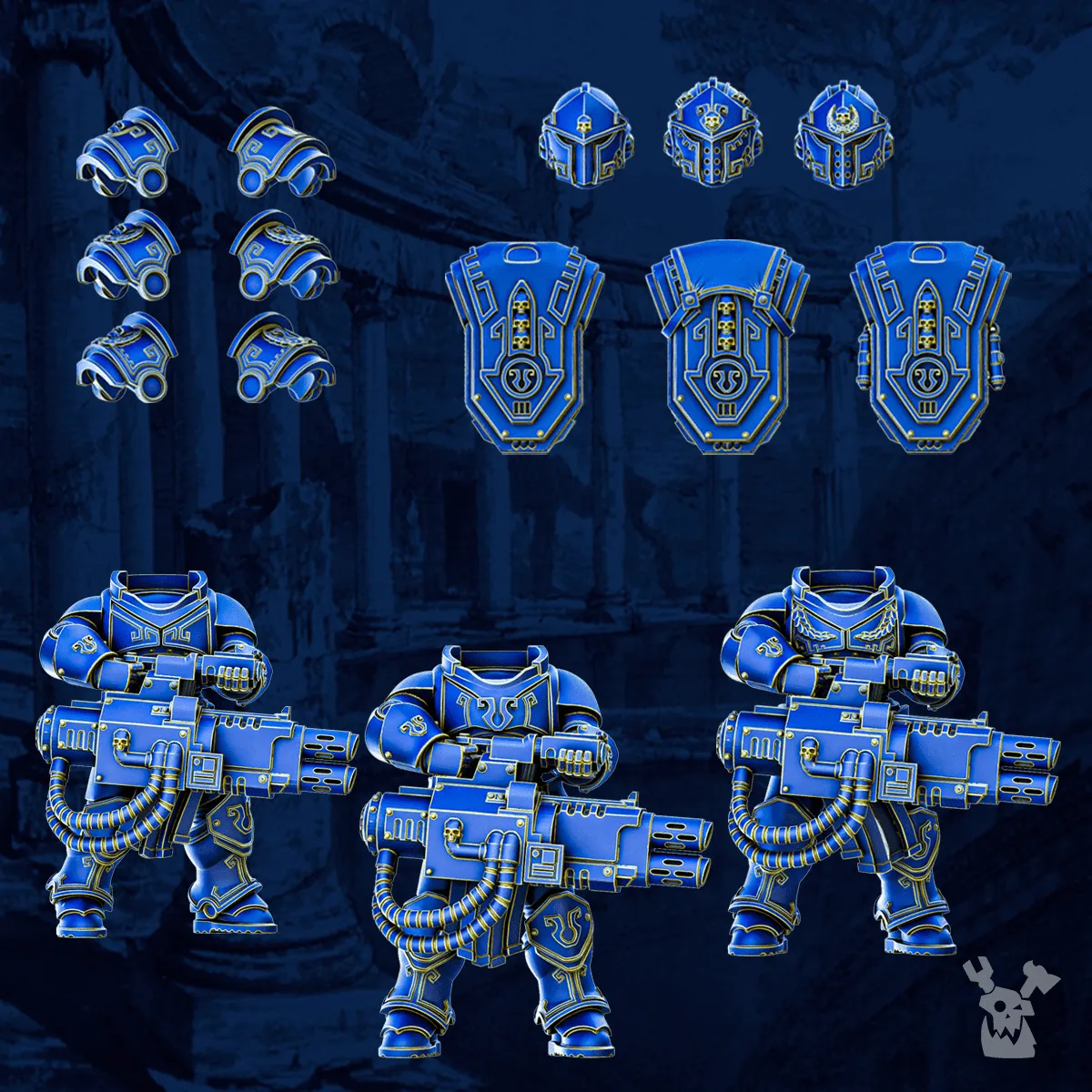 Princeps Cohorte Fusecannons Squad x3