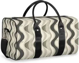 Retro Aesthetic Swirl Travel Duffle Bag for Women Men Gym Duffel Foldable Bag Waterproof Weekender Mid Century Boho Duffle Tote Retro Aesthetic Swirl Travel Duffle Bag for Women Men Gym Duffel Foldable Bag Waterproof Weekender Mid Century Boho Duffle Tote