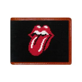 Rolling Stones Needlepoint Bi-Fold Wallet