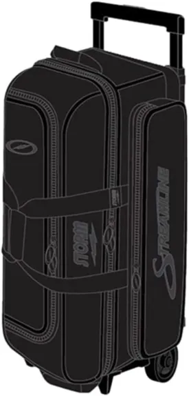 Storm Streamline 3 Ball Roller Bowling Bag- Carbon/Black