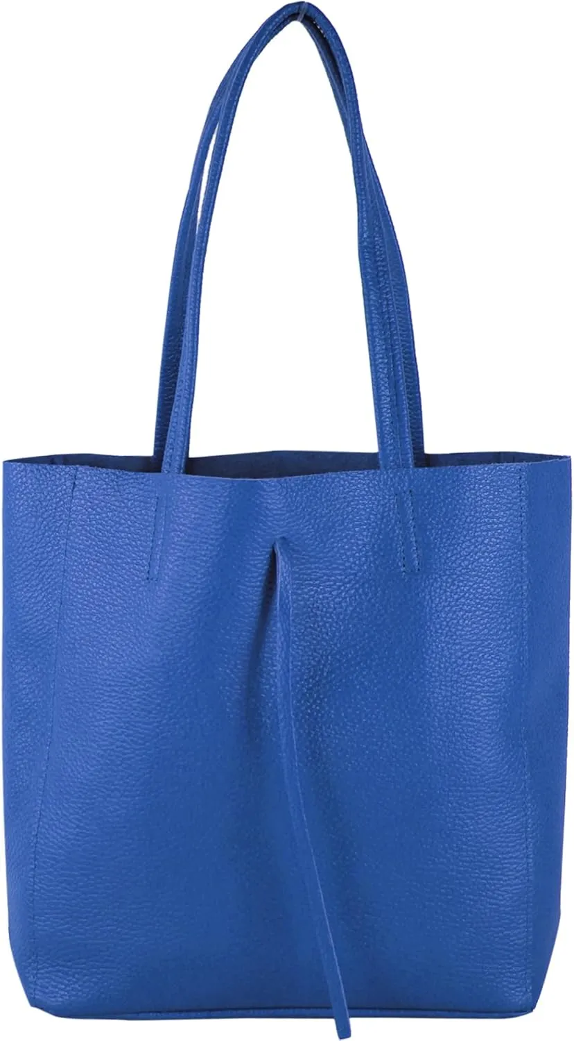 T253 - Leather Tote Bag for Women, With Inner Pocket