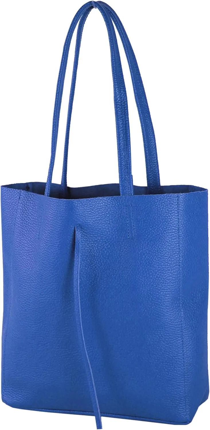 T253 - Leather Tote Bag for Women, With Inner Pocket