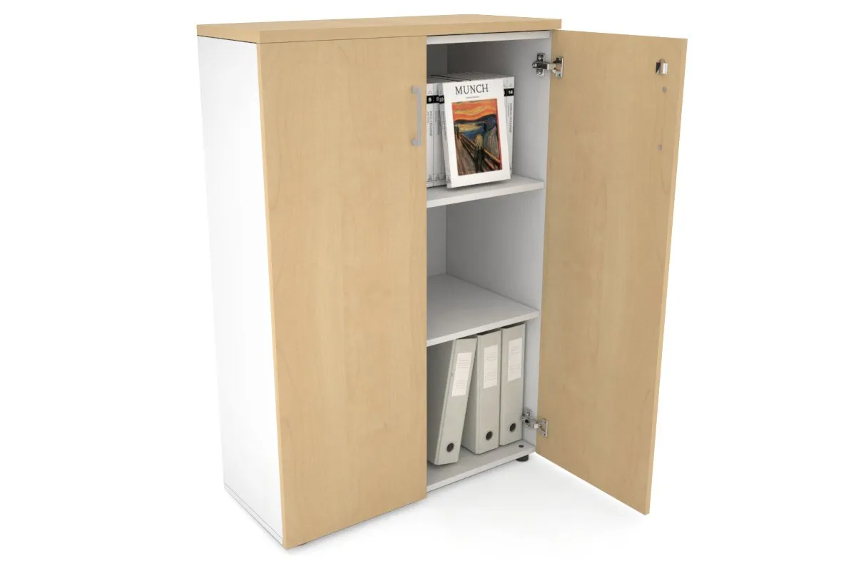 Uniform Medium Storage Cupboard with Medium Doors [800W x 1170H x 350D]