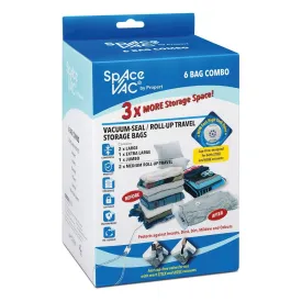 Vacuum Seal Storage Bag Combo 6 Pack