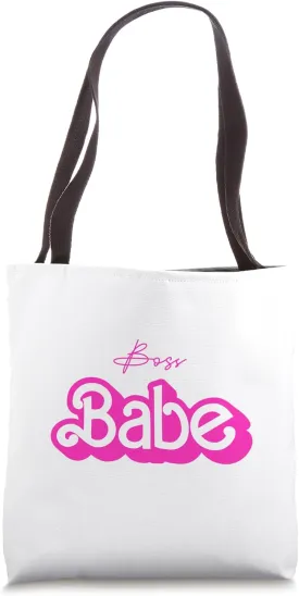 Vintage Boss Babe Positive Empowered Women Tote Bag