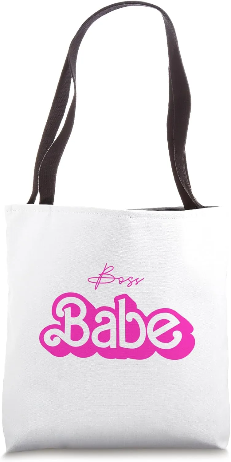 Vintage Boss Babe Positive Empowered Women Tote Bag