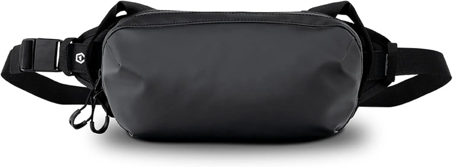 WANDRD All-New D1 Fanny Pack - Crossbody Carry Bag for Hiking, Traveling, Festivals, Sports, and More - Weather-Resistant for Phones, Wallets, Keys, and Camera (Black)