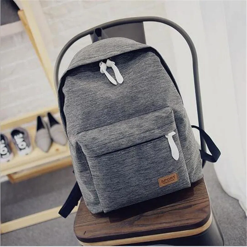 Women Canvas Shoulder School Bag Rucksack Backpacks
