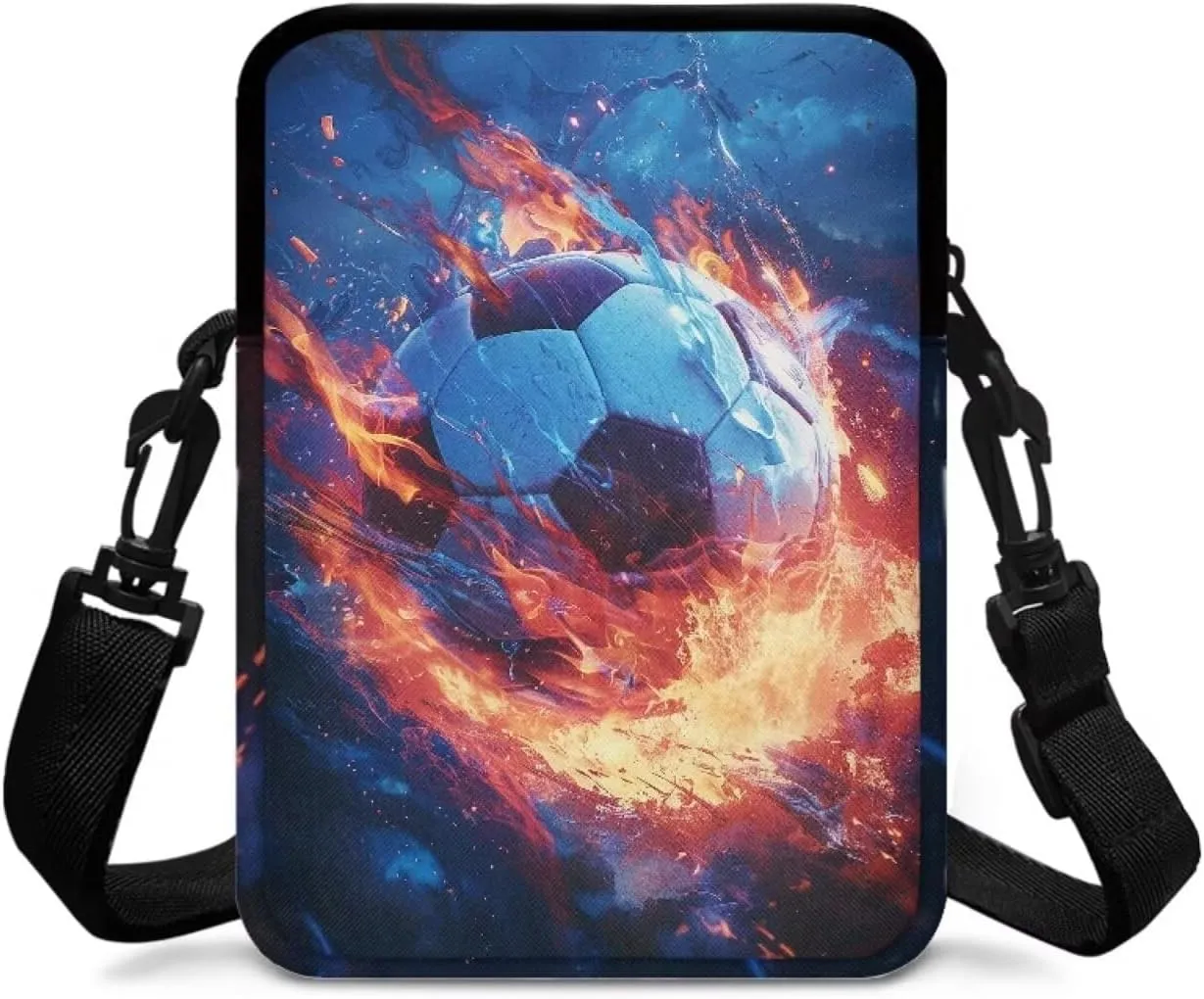 Women's 2 Layer Crossbody Bag Travel Shoulder Bag Waist Pouch Phone Purse Bags