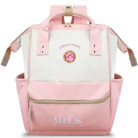 ZOMAKE 15.6 Inch Travel Laptop Backpack for Women Men, Anti Theft Water Resistant Bag Daypack Computer Bag Business Work Cute Backpacks(Donut)